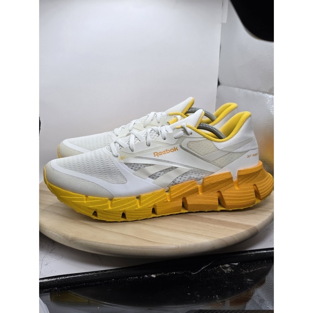 Mens 12 - Reebok Floatzig Running Shoes Marathon White Mesh Training Lightweight